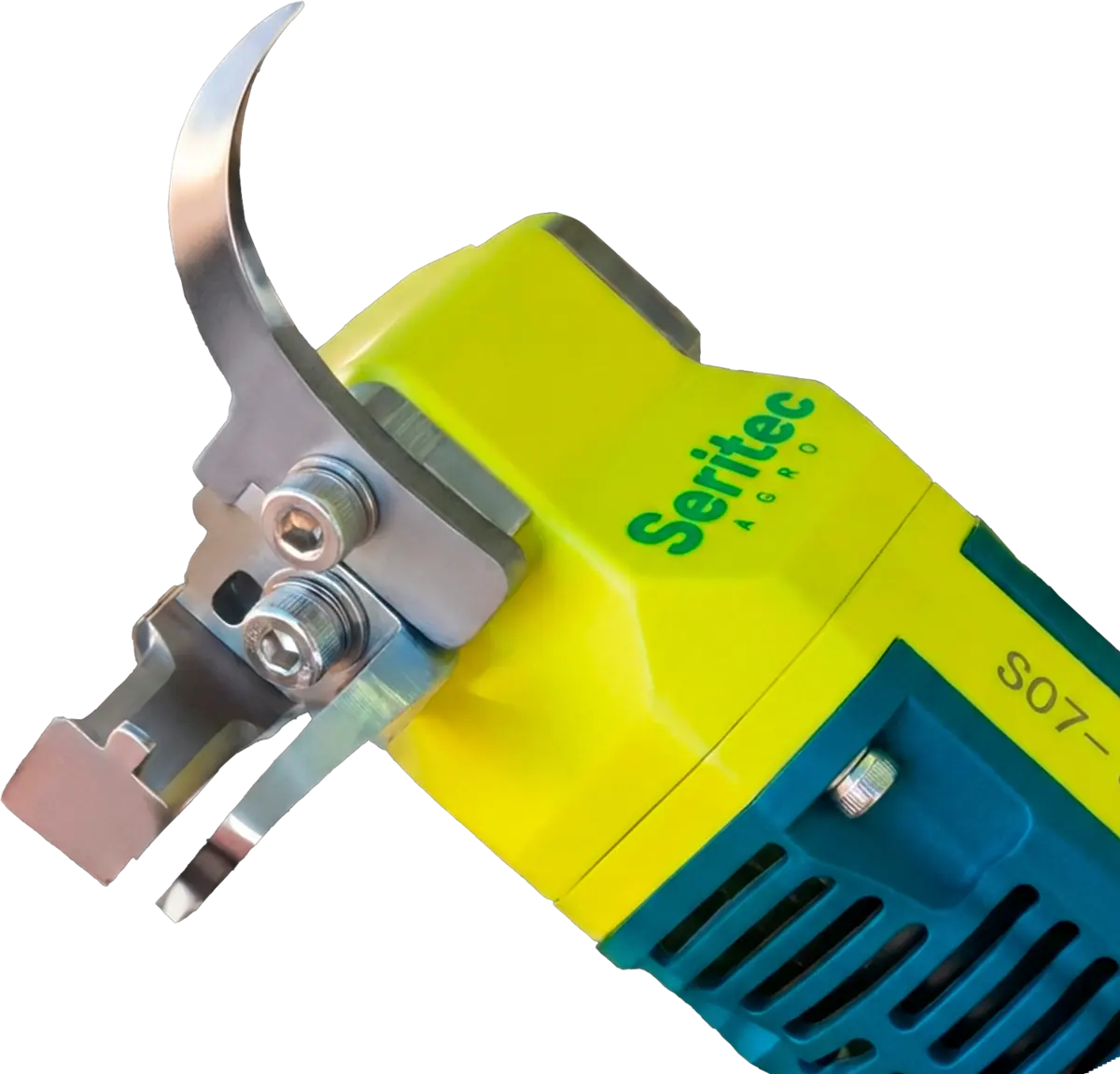 Cabeçote da faca elétrica S07 em detalhe